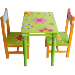 Children’s Desk and 2 Chairs Set